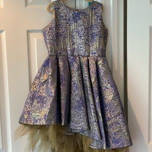 Purple/Gold party dress